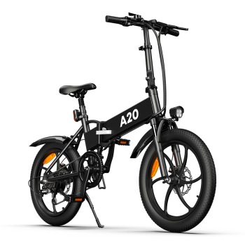 ADO A20+ | Zložljivo električno kolo | Črna